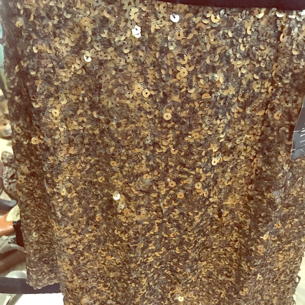Gold Sequin Mini